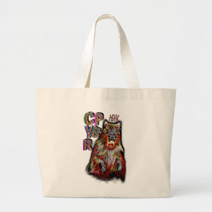 "HUH" CAPYBARA LARGE TOTE BAG