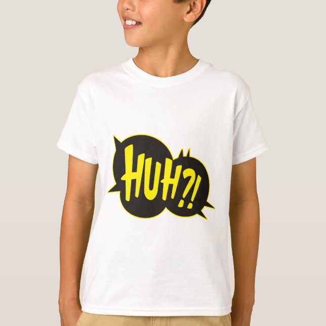 Huh Cartoon Boom Splat T-Shirt (Front)