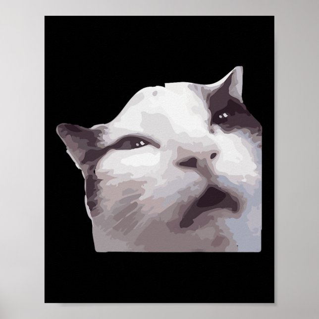 Huh! Cat Meme  Poster (Front)