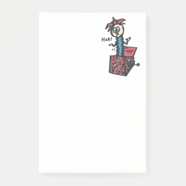 Huh? Jack-in-the-Box Music Notes (Front)