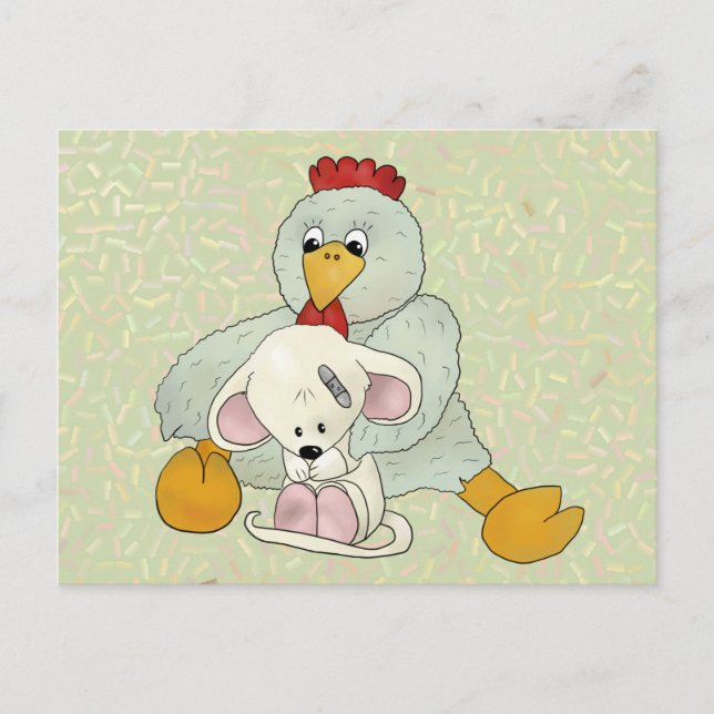 Huhn und Maus Postcard (Front)