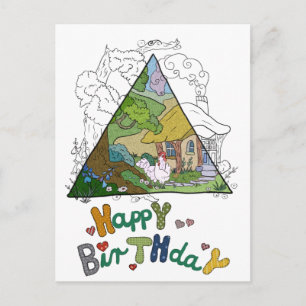 Hühnerhaus Postcard