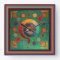 Huichol Peyote Ritual Wall Clock