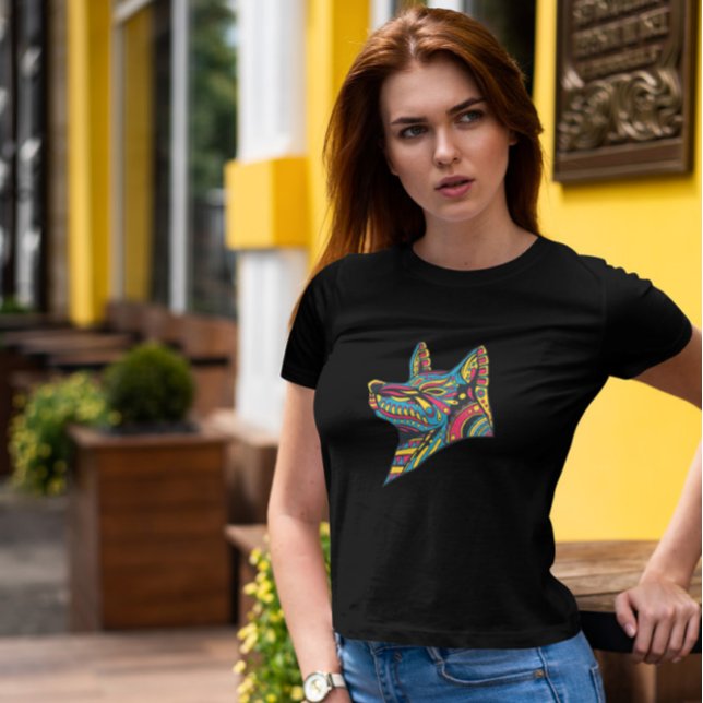 Huichol Wolf   T-Shirt (Creator Uploaded)