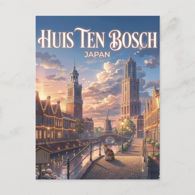 Huis Ten Bosch Japan Postcard (Front)