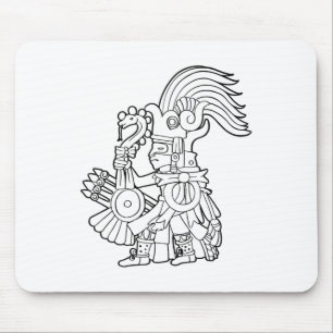 Huitzilopochtli Aztec God Aztec Mythology Mayan Su Mouse Pad