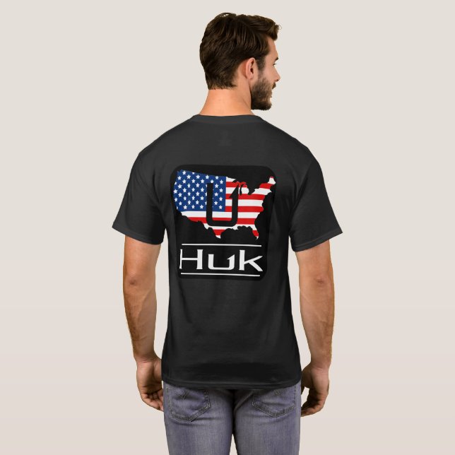 HUK Fishing Performance Back Print T-Shirt (Back Full)