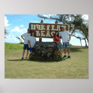 Hukilau Beach Poster