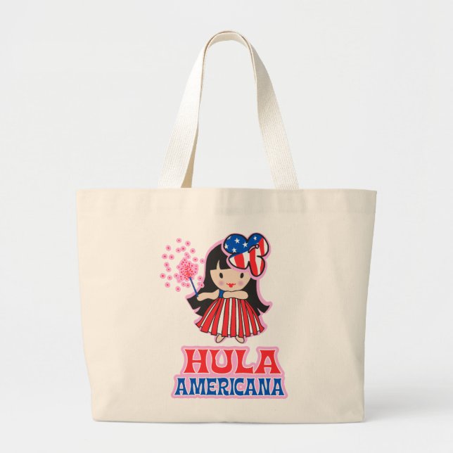Hula Americana Bags & Totes (Front)