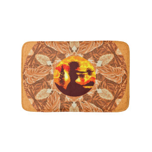 Hula Dancer Bath Mat