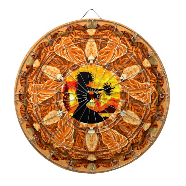 Hula Dancer Dartboard (Front)