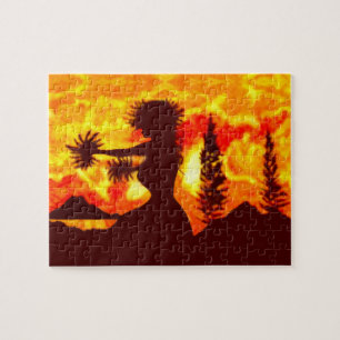 Hula Dancer Jigsaw Puzzle