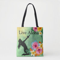 Hula Dancer Live Aloha Tropical Flowers 