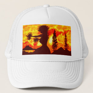 Hula Dancer Trucker Hat