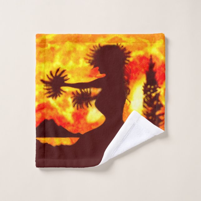 Hula Dancer  Wash Cloth (Wash Cloth)