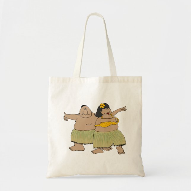 Hula Dancers Tote Bag (Front)
