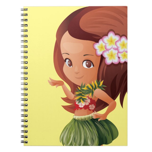 Hula girl notebook (Front)