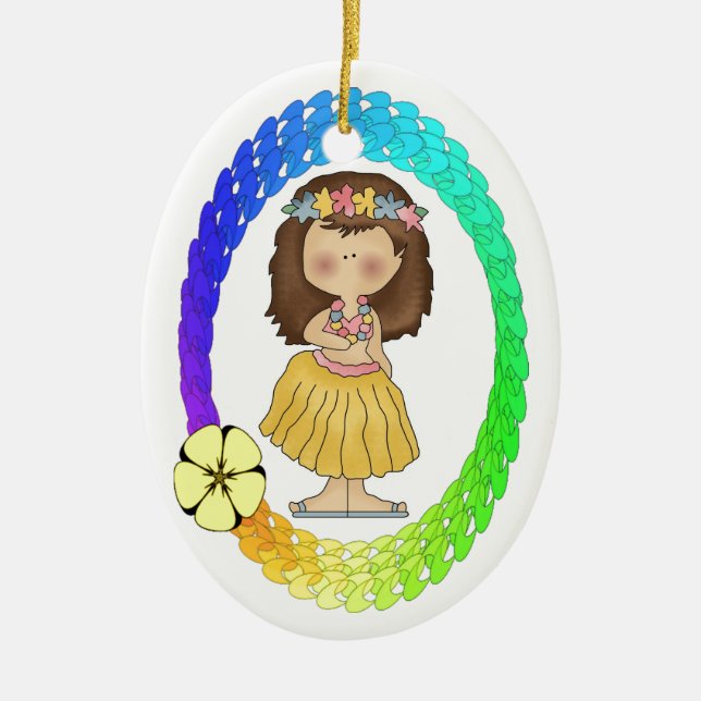 Hula Girl ornament (Front)