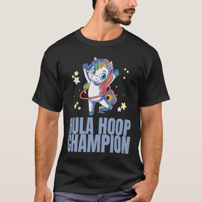 Hula Hoop Champion Dance Workout Exercise Hooper U T-Shirt (Front)