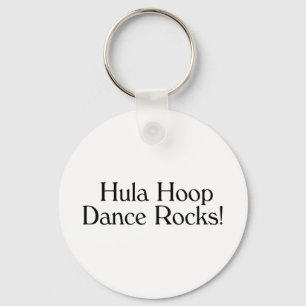 Hula Hoop Dance Rocks Key Ring