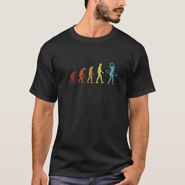 Hula Hoop Evolution Hoop Lovers Hoop Dancer Hooper T-Shirt (Front)