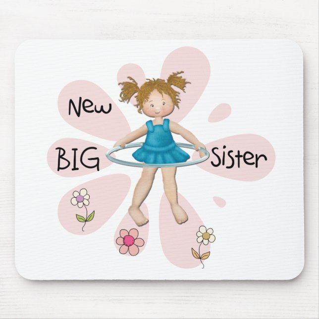Hula Hoop New Big Sister Mouse Pad (Front)
