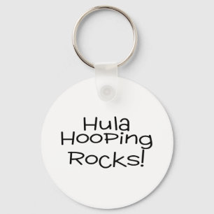 Hula Hooping Rocks Key Ring