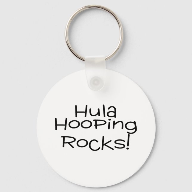 Hula Hooping Rocks Key Ring (Front)