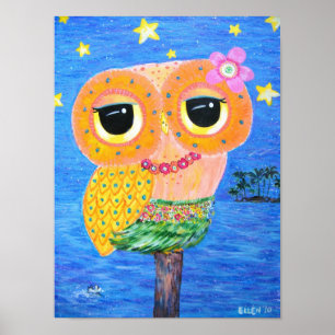 Hula Hoot Poster