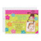 Hula Monkey Luau Photo Birthday Party Invitations