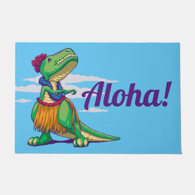 Hula Rex Doormat (Front)