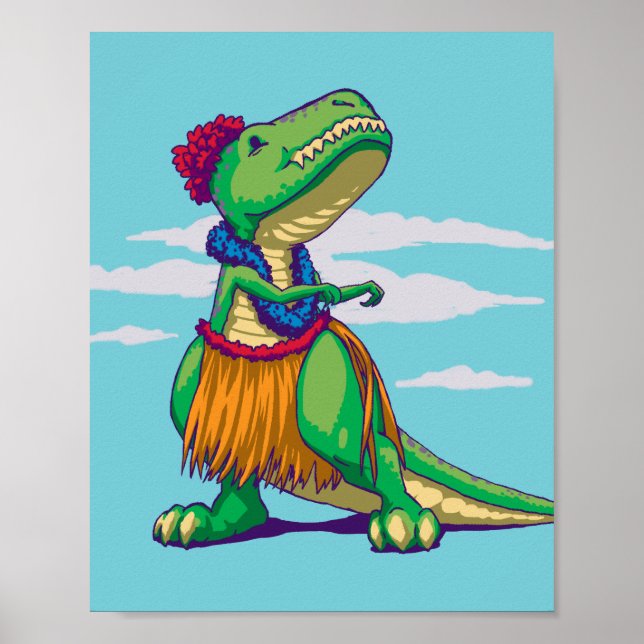 Hula Rex Poster (Front)