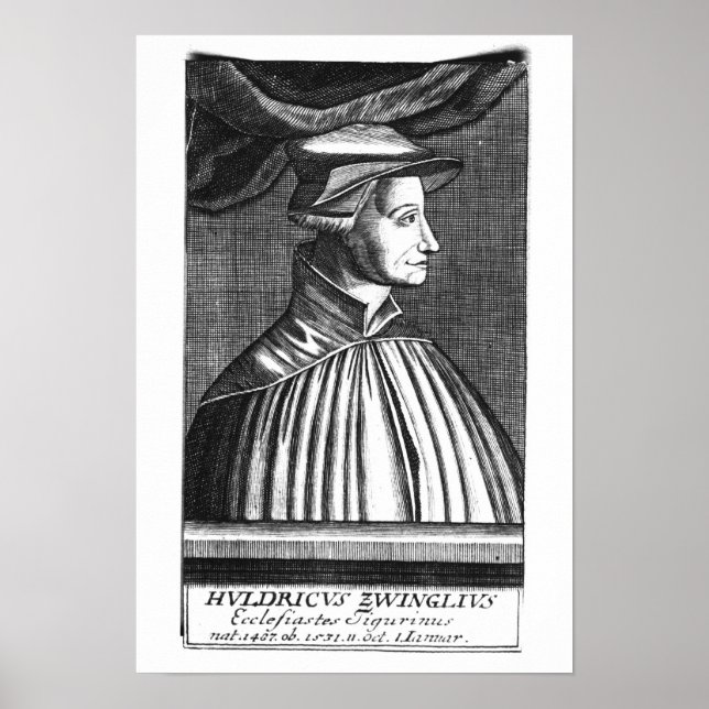 Huldrych Zwingli Poster (Front)