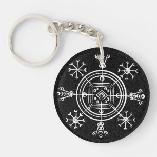 Hulinhjálmur – Norse Sigil of Invisibility Key Ring