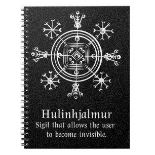 Hulinhjálmur – Norse Sigil of Invisibility Notebook