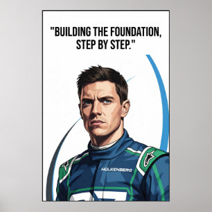 Hülkenberg Quote Poster