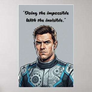 Hülkenberg Quote Poster – Doing the Impossible
