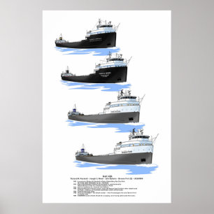 Hull 424 freighter history poster