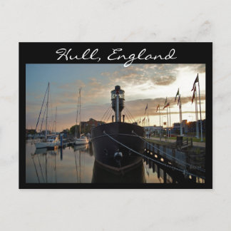 Hull Marina, Sunset [Postcard] Postcard