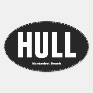 Hull Nantasket Beach Oval Bumper Sticker