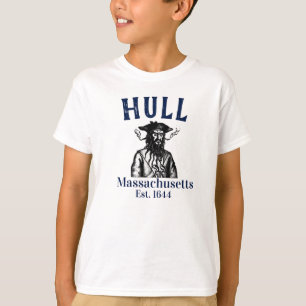 Hull "pirates" Massachusetts pirate, boy's T-Shirt