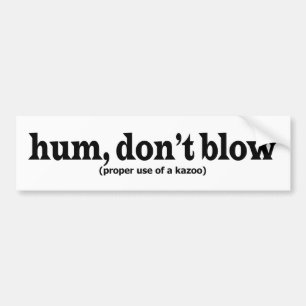 Hum Bumper Sticker