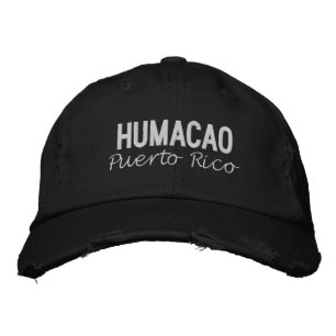 Humacao Puerto Rico Embroidered Baseball Cap