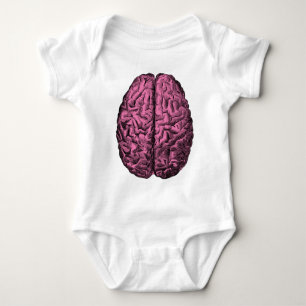 Human Anatomy Brain Baby Bodysuit