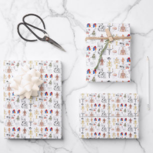 Human Anatomy Charts Wrapping Paper Sheet