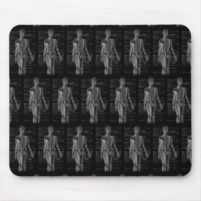 Human Anatomy Medical Chart Mouse Pad (Front)