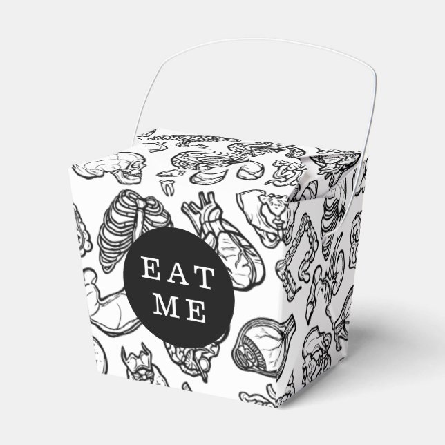 Human Anatomy Science Creepy Halloween Custom Favour Box (Front Side)