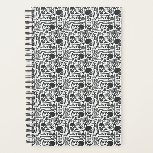 Human Anatomy Skeleton Pattern Planner (Front)