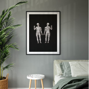 Human Anatomy - The Muscular System Poster