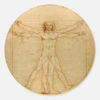 Human Anatomy, Vitruvian Man by Leonardo da Vinci